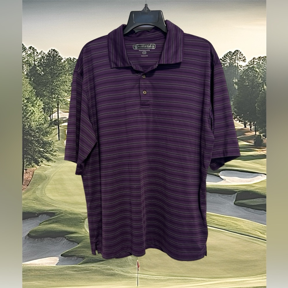 Pebble Beach GC - Purple Golf Polo
